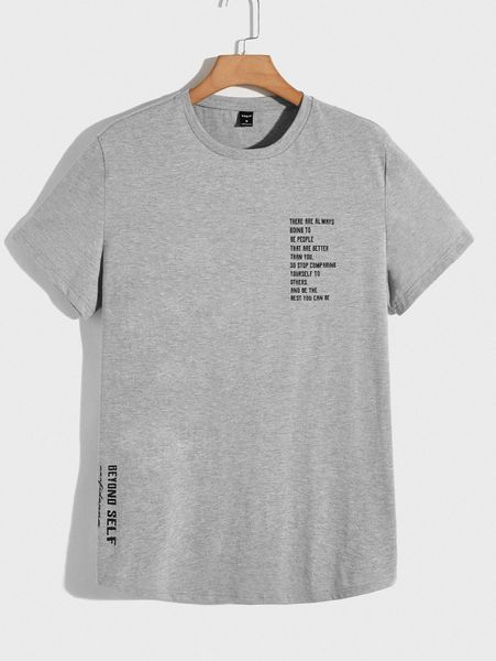 

men slogan graphic tee f0zn#, White;black