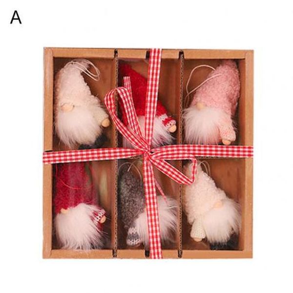 

симпатичные войлок деревянной elk елочный висит кулон craft орнамент рождественских украшений для домашнего нового года 2021 bbyovy