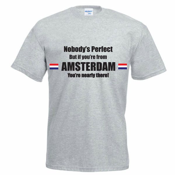 

fashion adults casual nobody's perfect but if you're from amsterdam holland themed mens sport hooded sweatshirt hoodie men t shirt