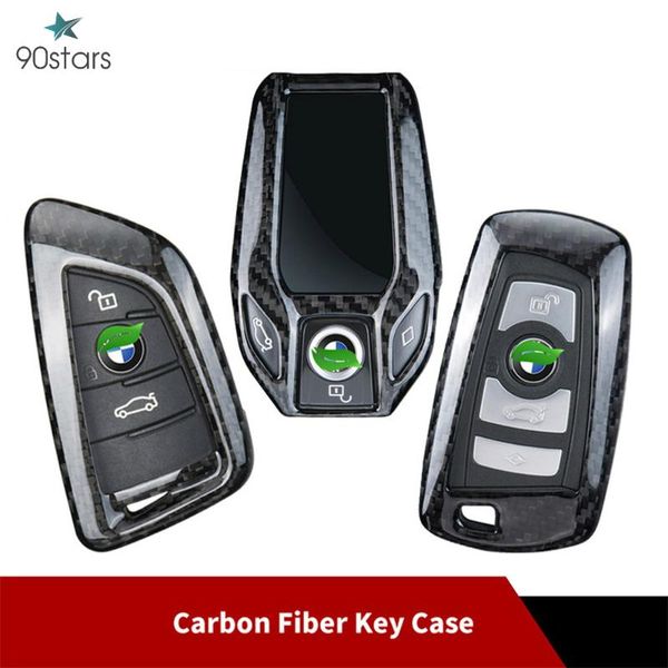 

carbon fiber car key case cover key shell for f22 f30 f36 f10 f13 f01 f25 f26 f15 f16 f48 f39 g30 g11 g05 g01 02 accessories