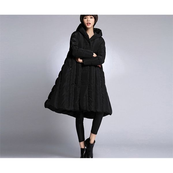 

womens thick down coats black navy blue army green red plus size clothes female long jackets for women winter 201214