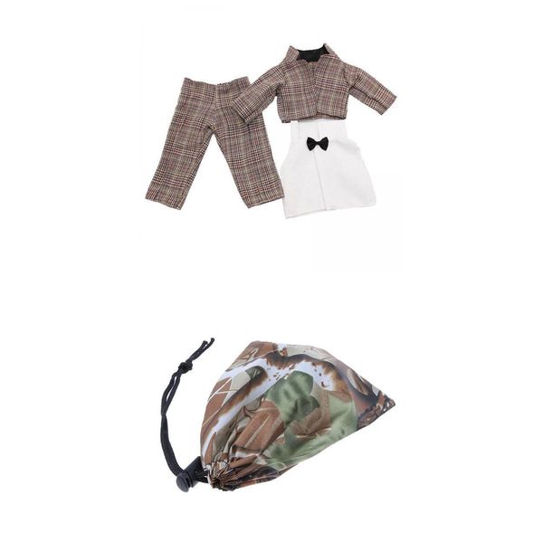 

2pcs 18\" inch boydoll clothes suit pants shirts set for american doll