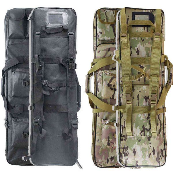 Nylon Hunting Gun Borse Tactical Mulle Bag del fucile Sniper Backpack militare della fondina Airsoft per sparare Paintball 81/94/115 cm Y1227