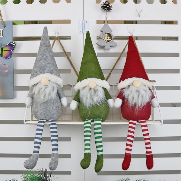 

dolls snowman elk santa ornaments merry claus christmas favor party decorations for home new year gift 2020 #3