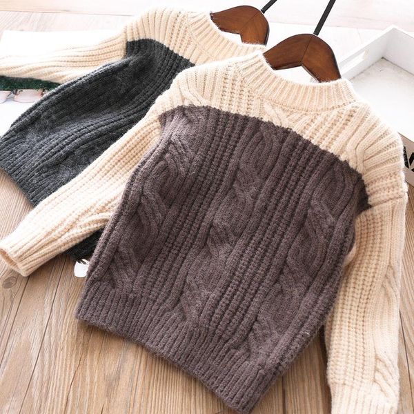 

sunmye pullover 2021 autumn and winter girls sweater children's clothing wholesale, Blue