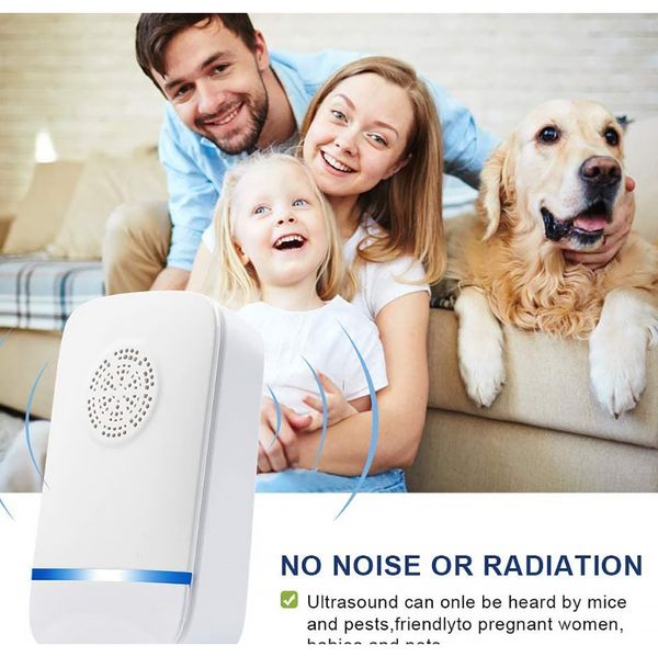 

4pcs sonic pest repeller electronic indoor bug insect mosquito control repeller home office kitchen warehouse mosquito repellent h bbygkn