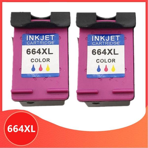 

ink cartridges 2 color 664xl for 664 cartridge deskjet 1115 2135 3635 2138 3636 3638 4535 4536 4538 4675 4676 4678 printer