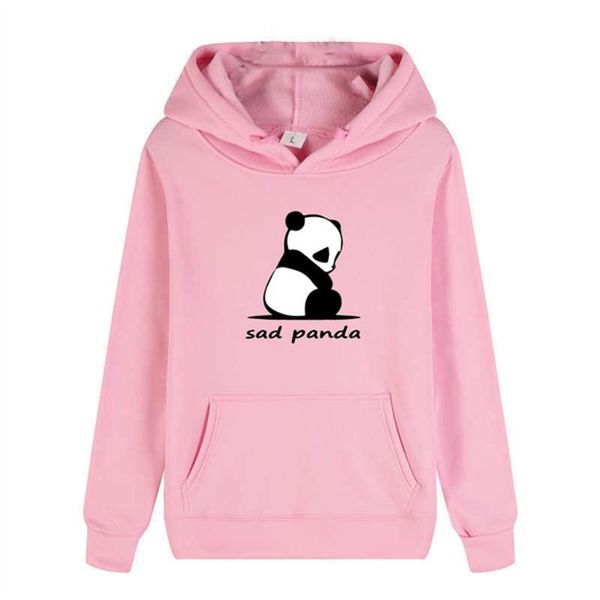 

women's hoodie winter pullover casual black panda animal printed cartoon harajuku hooded sweatshirts for women clothes