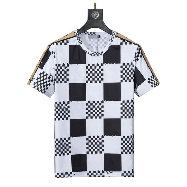 

summer men's and women's designer t-shirts loose slim fashion brand casual shirt letter printing luxury clothing street short sle, White;black