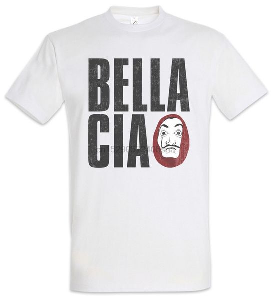 

bella ciao ii money mask la casa heist de papel dali tokio professor simple short sleeved cotton tee hoodie designers t shirts sweatshirt