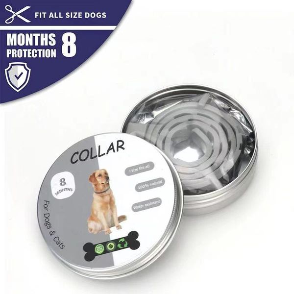 

dog collars & leashes removes flea and tick collar for dogs cats up to 8 month anti-mosquito insect repellent breakaway cat