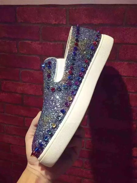 

ddesigner mask brand sequined red sole pointed toe flat shoes women luxury red sole sequined high heels party wedding shoes 033, Black