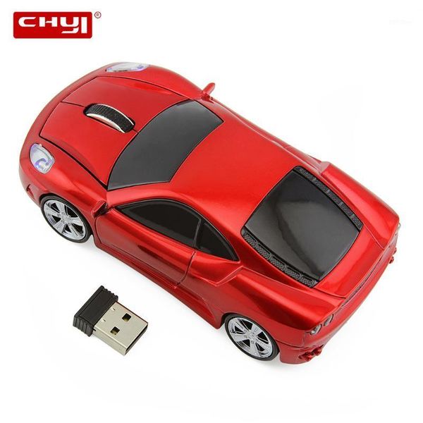 

mice chyi wireless cool sport car shape mouse usb 3d optical mini 1600dpi gaming computer for pc lapnotebook1