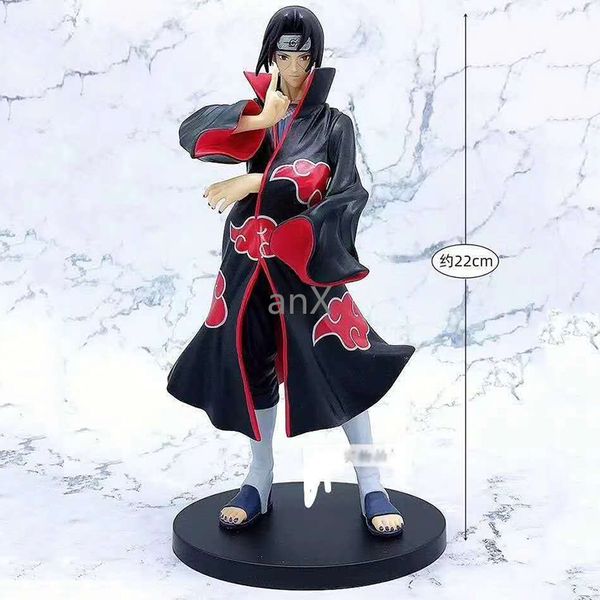 

23cm naruto anime uchiha itachi action figure toys uchiha sasuke brother naruto sharingan figurines collectible model toys 1008