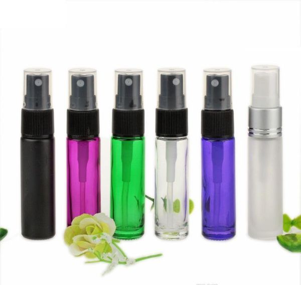 

color gradient 10ml fine mist pump sprayer glass bottles designed for essential oils perfumes cleaning poducts aroma jllrso eatout