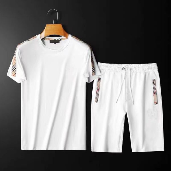 

2022 sets summer men s designer tracksuit clothing swimwear men t shirts+ short pants 2 pieces swimsuit set outdoor jogging sports suits wom, Gray