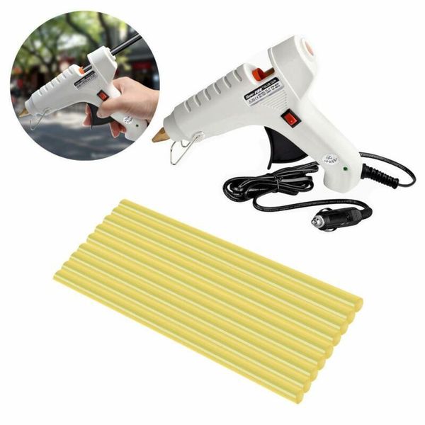 

super pdr 60w car glue gun glue sticks dent repair diy tools melt gun with sticks industrial mini