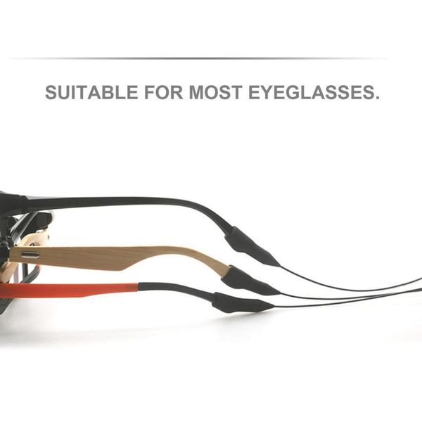 

2019 new eyeglasses slip rope cord adjustable glasses holder chains neck strap string rope sile slip eye wear cord h jllsgq