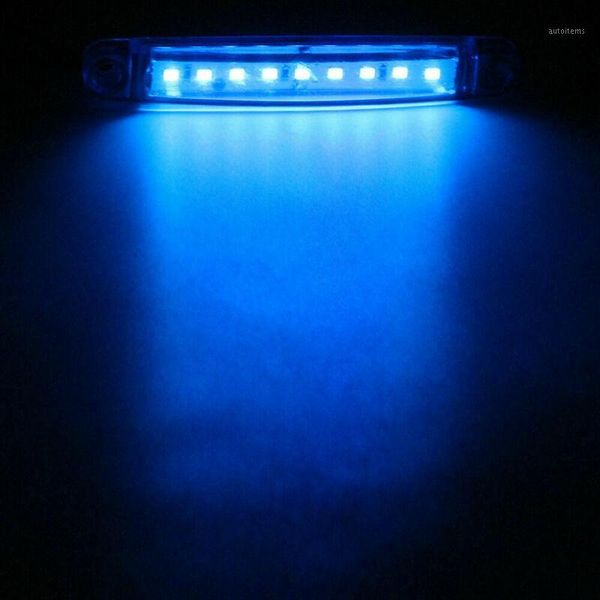 

blue lights truck trailer van lights waterproof lamp dc 12-24v universal1