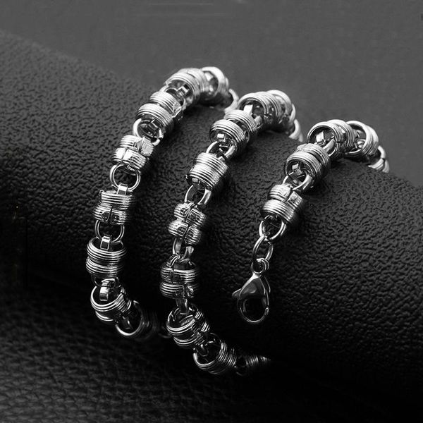 

chains fashion steel color men's chain simple wild sweater, Silver