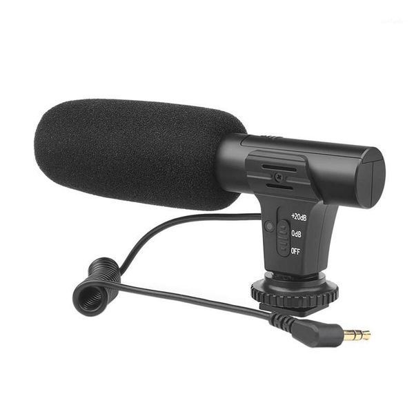 

microphones shoot xt-451 portable condenser stereo microphone mic with 3.5mm jack shoe mount for canon camera camcorder dv smartphone1