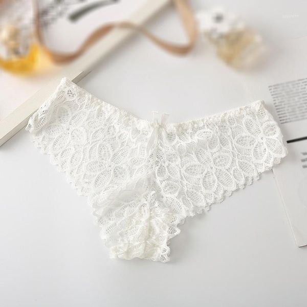 

thin section bow lace hollow ladies briefs low waist cotton inseam ladies panties1, Black;pink