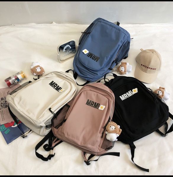 

versatile street racket backpack 2020 high capacity korean high school students' backpack trade backpack handbag