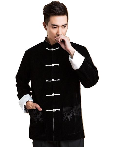 

shanghai story new arrival chinese two-sides wear jacket coat chinese style reversible jacket men's shirt 3 color, Black;brown