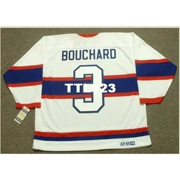 

740s #30 emile bouchard montreal canadiens 1946 ccm vintage away home hockey jersey or custom any name or number retro jersey, Black