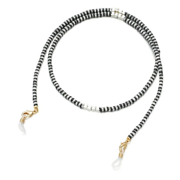 

new boho beads stone chains for women neck chain accessories strap holder for women sunglasses eyeglasses eyewear accessory, Silver