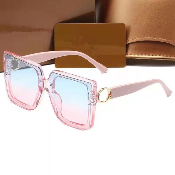 Modedesign Little Bee Sonnenbrille weibliche Pilotensonnenbrille UV400 Brille großer Rahmen quadratische Polaroidgläser 8932 Herren und Damen allgemein 9 Farben