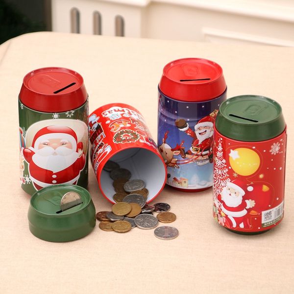 

gift children's piggy bank tank tank storage tankpiggy storage can iron candy can christmas ornament gift 2qqpw