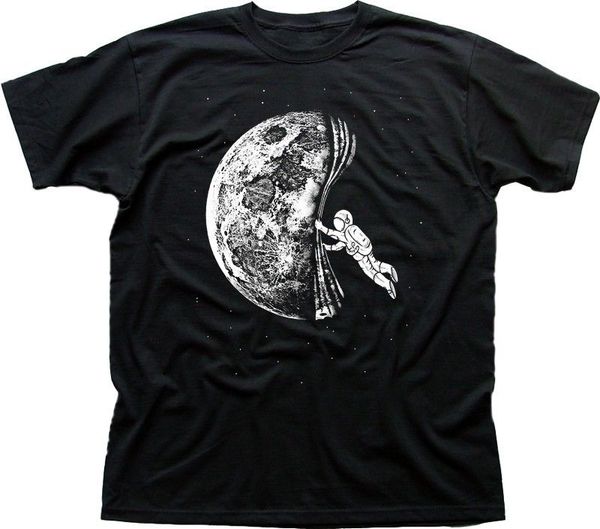 

cotton casual brand spaceman on the moon black printed t-shirt o-neck short sleeves sport hooded sweatshirt hoodie