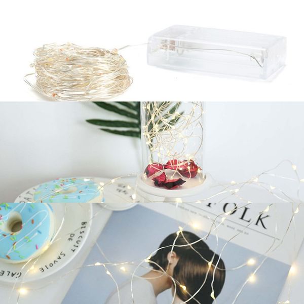 

wire 5m50leds battery operated led fashionqqwzcopper string mini fairy christmas xmas home party decoration light75sqomx