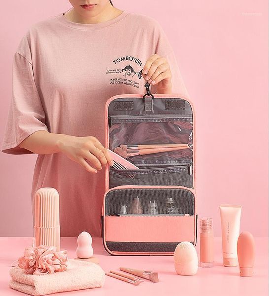 

cosmetic bags & cases waterproof pu makeup bag box toiletry travel organizer cosmetics kuferek na kosmetyki kosmetyczka1