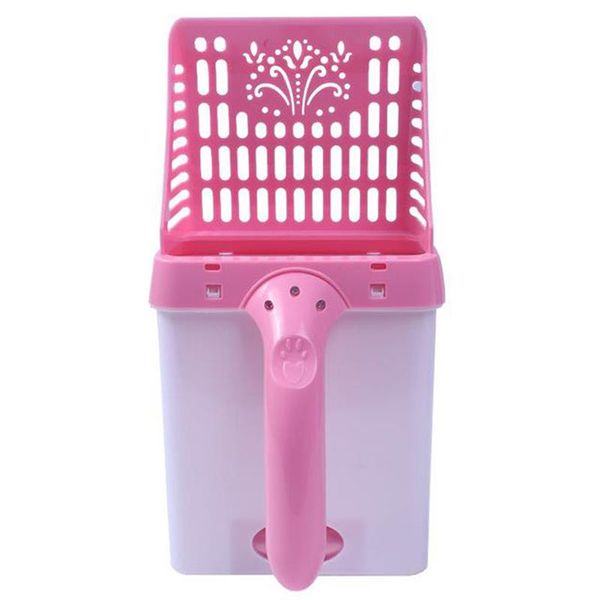 

2 in 1 cat litter shovel pet cleanning tool plastic cleaning products toilet for dog food spoons scoop cat litter bag h bbydmm