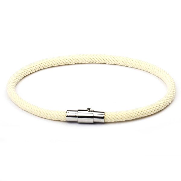 

eif dock new fashion 6 color nave blue braided leather bracelet men women copper clasp male anchor bangles jewelry gifts sqcfih new_dhbest, Golden;silver