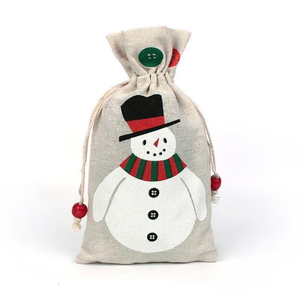 

fashion drawstring bag 13*23cm christmas vintage gift cute literary jewelry bags 4 syles santa clause snowflake snowman xmas 3cl5