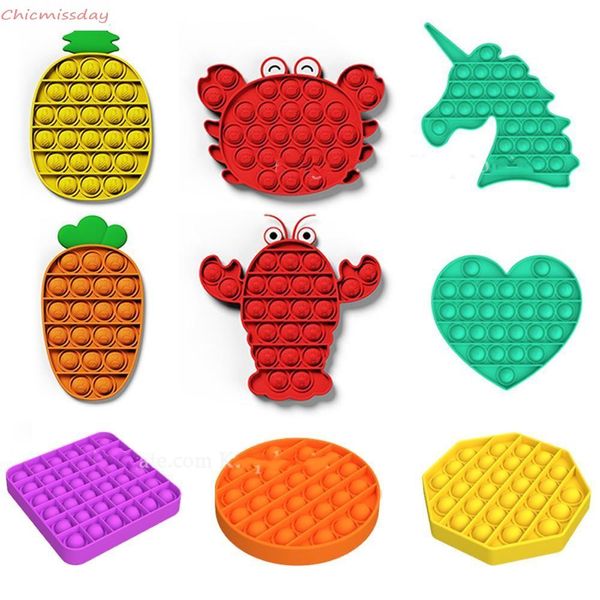

pop it fidget toy sensory push pop bubble fidget sensory toy autism special needs anxiety stress reliever for students office workers