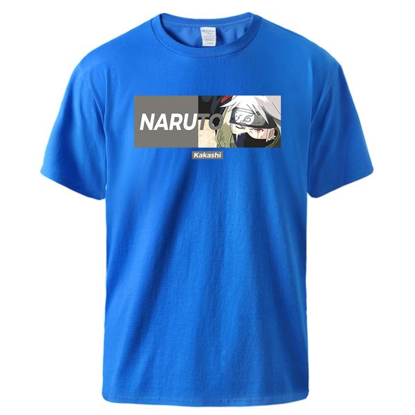 

men summer naruto kakashi male swear sell japan anime cartoon print fashion casual tee hooded sweatshirt hoodie men t shirt