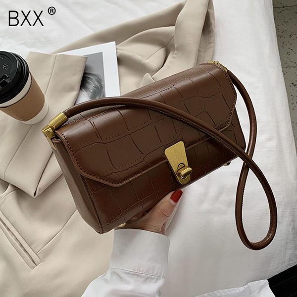 

bxx] камень шаблон pu кожа crossbody сумки для женщин 2020 trend сумки на ремне сумки lady малый простой мешок ho978