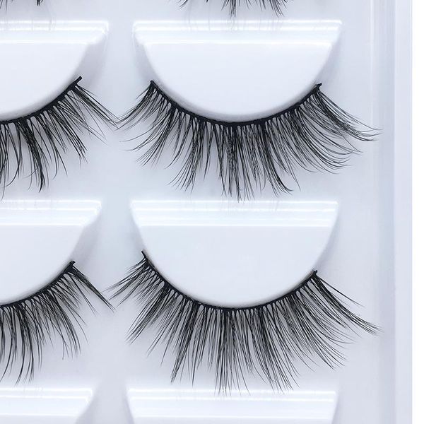 

flash girl f series f850 luxury 5 pairs 3d mink eyelashes 5 models pairs eye lashes with lashes black box