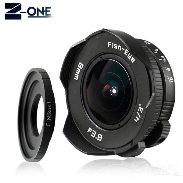 

8mm f3.8 fish-eye c mount wide angle fisheye lens focal length fish eye lens suit for nikon 1 aw1 v1 v2 v3 j1 j2 j3 j4 j5 s1 s21