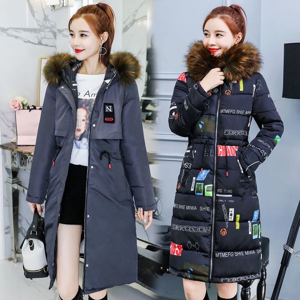 

2021 newfashion both two sides wear winter jacket women with colorful fur hooded warm coat outwear womens rma4, Black