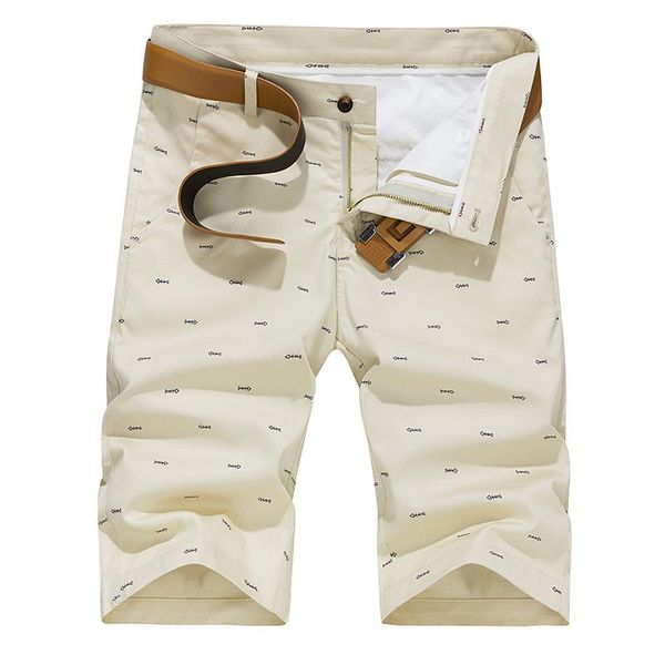 

summer men's casual cotton shorts men solid slim fit knee length zip shorts male breathable bermuda masculina plus size, White;black