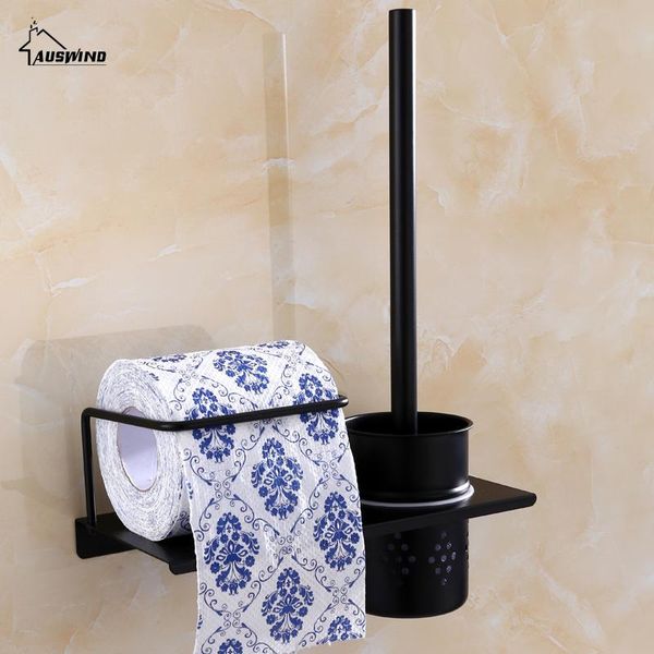 

black toilet brush holders bathroom accessories sets simple modern style black finish bath hardware sets durable type bbyfup lipper