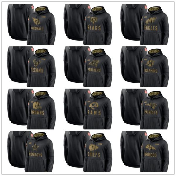 

men's baltim0re black 2020 raven salute to service sideline performance pullover hoodie s-3xl men women youth, Blue;black