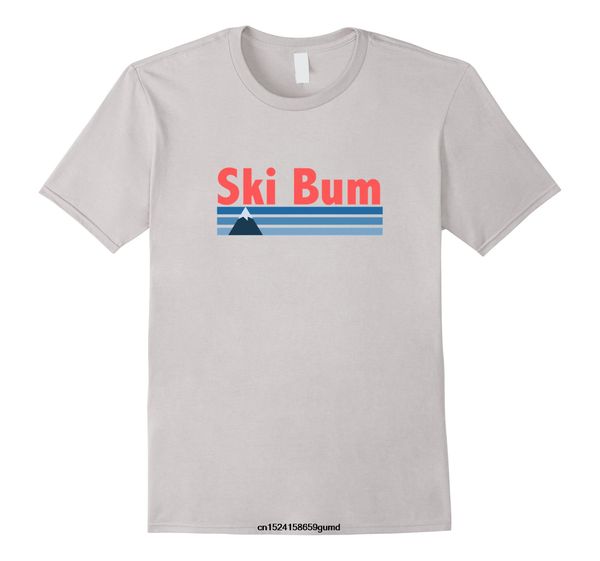 

смешные люди тенниска женщины новизна тенниску ski bum ретро - горные сноуборд футболка спортивная с капюшоном толстовка толстовка