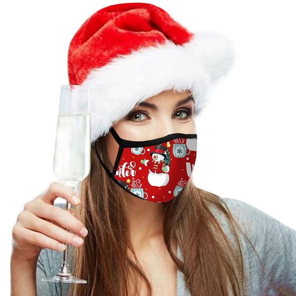 

christmas face mask washable mouth fabric facial mask outdoor for protection reusable santa earloop mouth caps wmtbfv xhlove