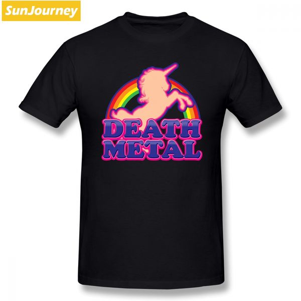 

vintage men's t shirt unicorn death metal short sleeve cotton plus size t shirt for teenage tees shirt sport hooded sweatshirt hoodie